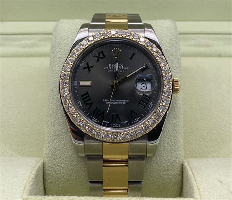 rolex diamond bezel 41mm|rolex datejust 41 with diamonds.